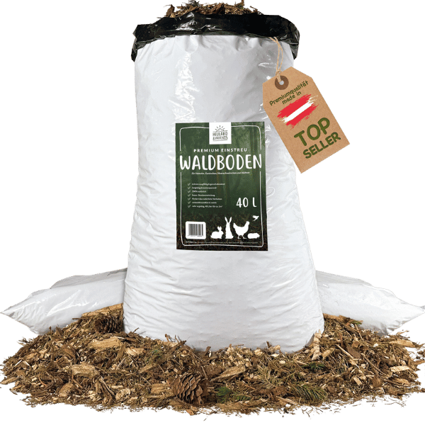 Heuland Skovbund Strøelse - 100% naturlig bundstrøelse 40 liter