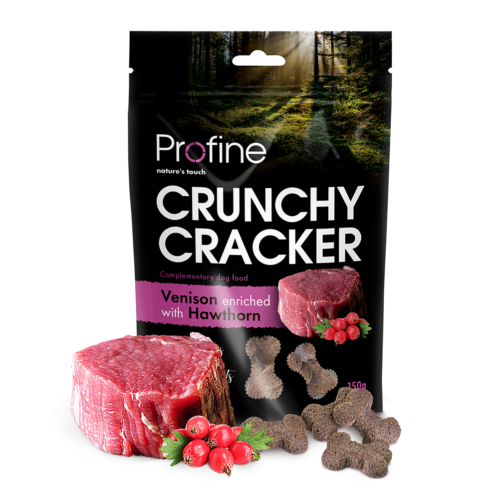 Profine Crunchy Cracker Hjort & Havtorn 150g