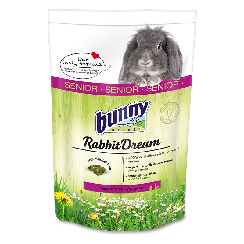 Bunny Nature RabbitDream SENIOR 4 kg kaninfoder fra Petdk