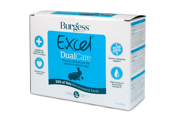 Burgess Dual Care 600 gr. (10x60gr. Poser) - OBS NY PAKNING OG INDHOLD - RabbitDK